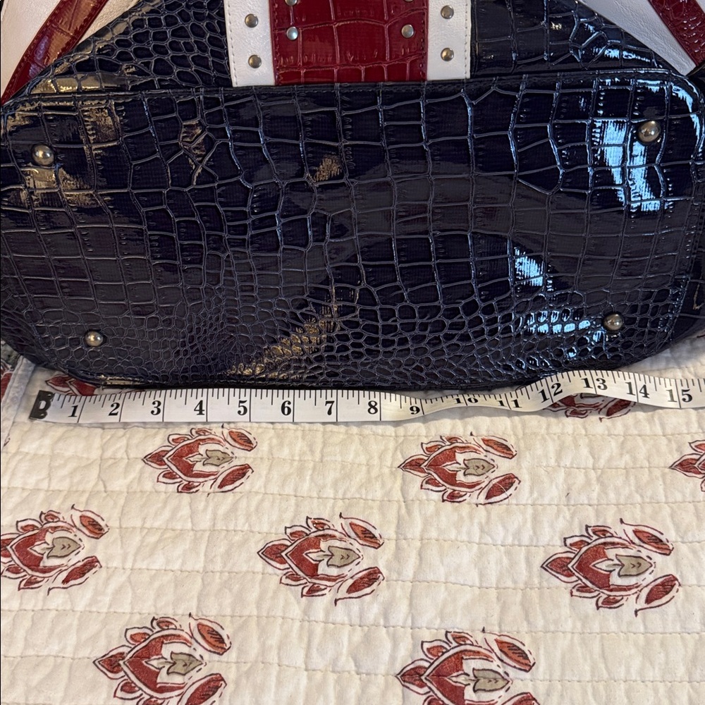 Twiggy London Red, White & Blue large tote or weekender - Picture 3 of 7